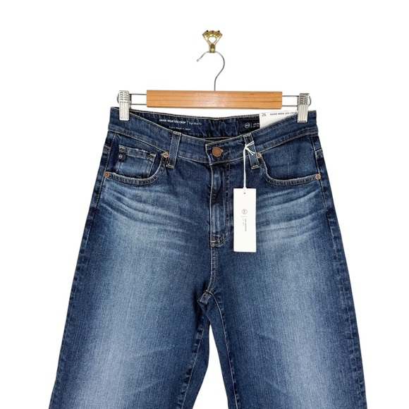 AG Saige Wide Leg Crop Jeans  Enigma Sz 26 NWT - Picture 3 of 14